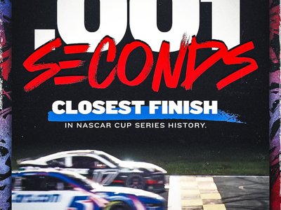 В NASCAR Cup Series установлен новый рекорд плотности на финише, в 0,001 сек.